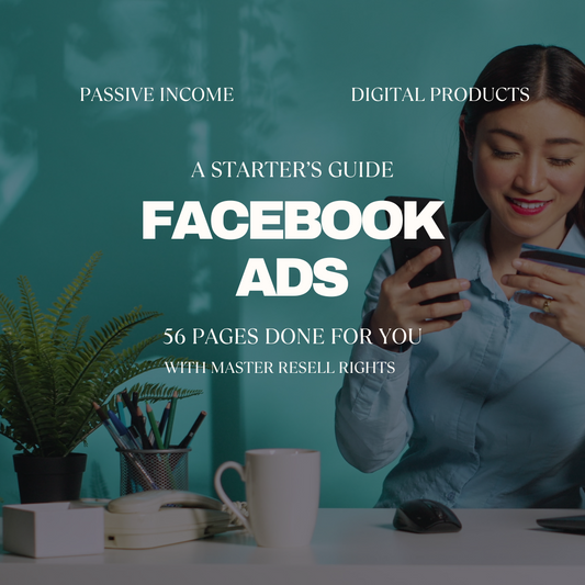 Cover to digital product  facebook Ads
